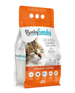 Arena para Gatos Bentysandy Ultra absorbente y Ultra aglomerante 100% Bentonita 10L/ 8.7Kg